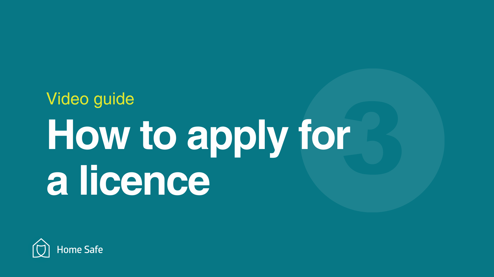 How To Apply For A Licence 2