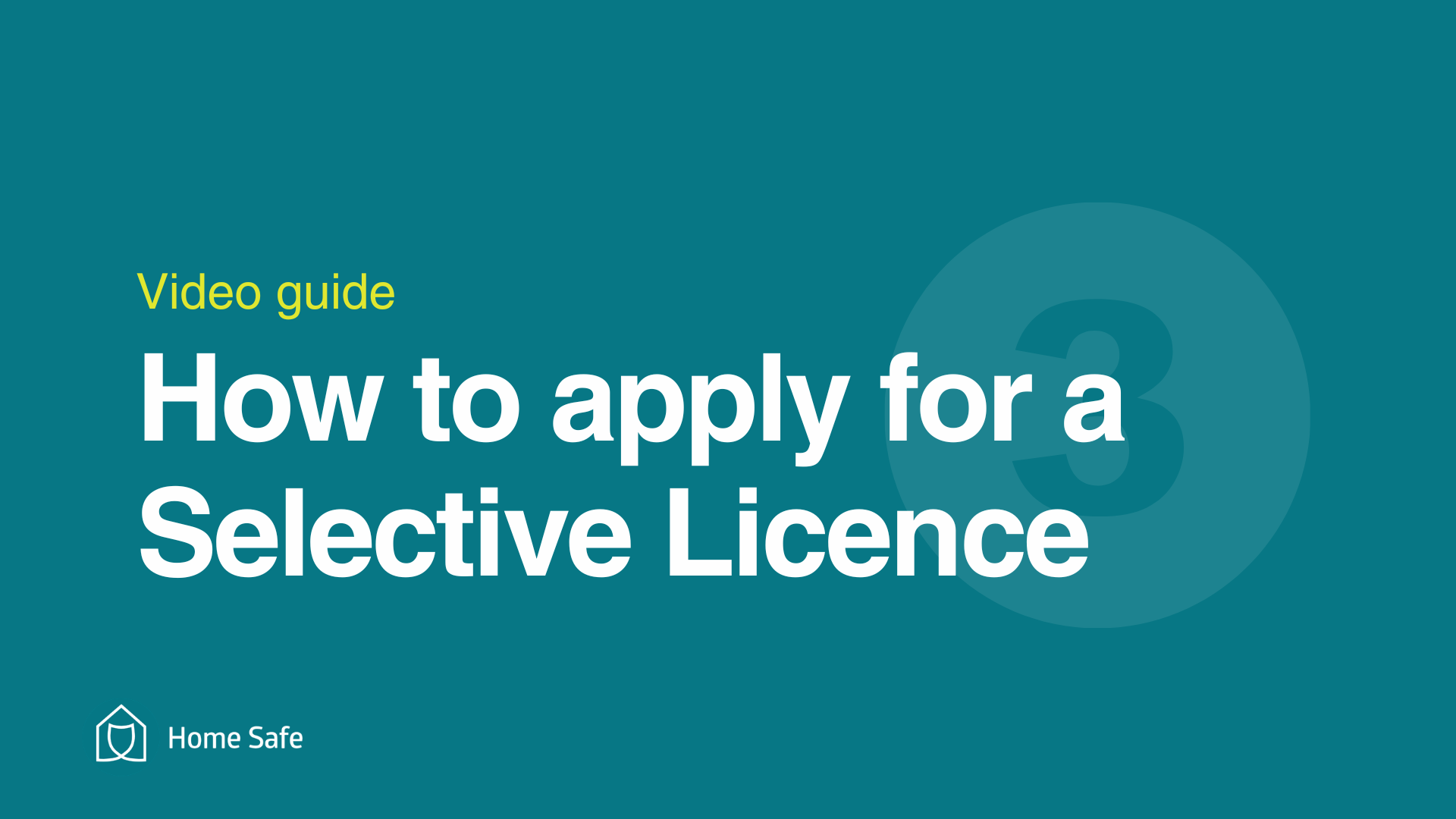 How To Apply For A Selective Licence